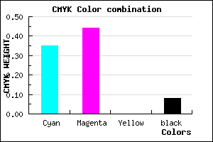 #9782EA color CMYK mixer