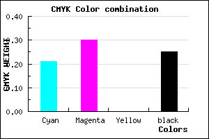 #9785BF color CMYK mixer