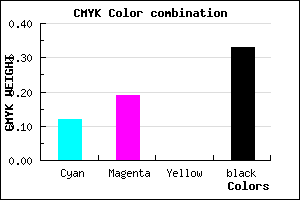 #978CAC color CMYK mixer