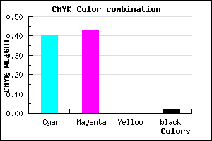 #978FFA color CMYK mixer