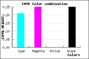 #9790BF color CMYK mixer