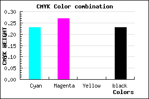 #9790C4 color CMYK mixer