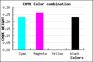 #9791C5 color CMYK mixer