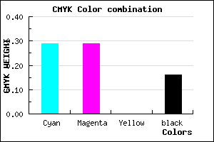 #9797D5 color CMYK mixer