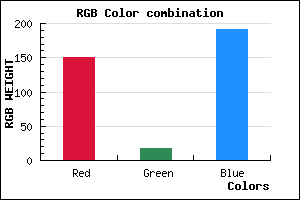 rgb background color #9712BF mixer