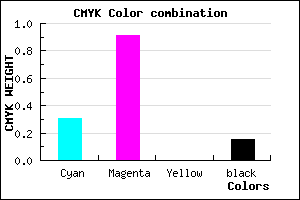 #9714DA color CMYK mixer