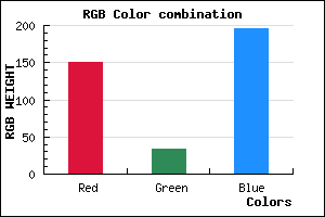 rgb background color #9721C3 mixer