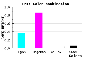 #9721F0 color CMYK mixer