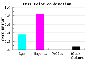 #9724ED color CMYK mixer