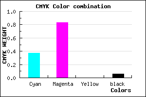 #9728F0 color CMYK mixer