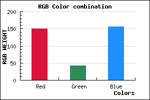 rgb background color #972B9C mixer