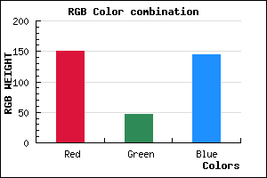 rgb background color #972F91 mixer
