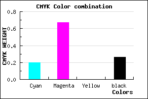 #973EBC color CMYK mixer
