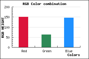 rgb background color #973F92 mixer