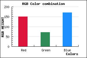 rgb background color #9748AB mixer