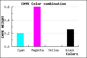 #974BBD color CMYK mixer