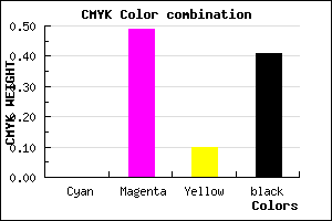 #974D88 color CMYK mixer