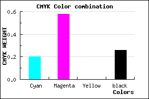 #974FBD color CMYK mixer