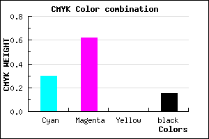 #9753D9 color CMYK mixer