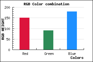 rgb background color #975AB3 mixer
