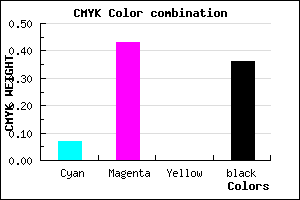#975DA3 color CMYK mixer