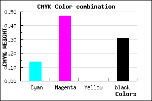 #975EB0 color CMYK mixer