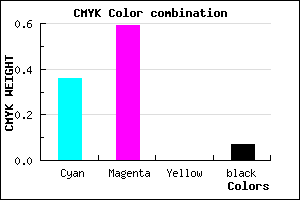 #9761ED color CMYK mixer