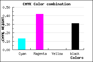 #9865AF color CMYK mixer