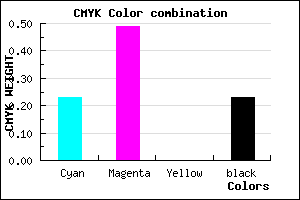 #9865C5 color CMYK mixer