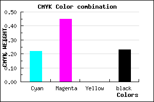 #986CC4 color CMYK mixer