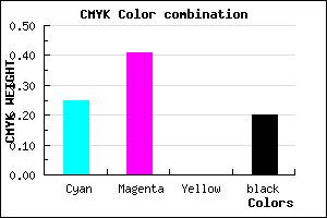 #9877CB color CMYK mixer