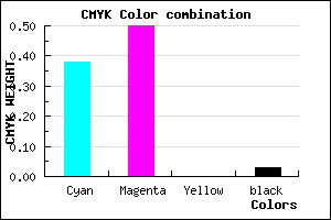 #987BF7 color CMYK mixer
