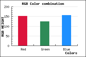 rgb background color #987C9C mixer