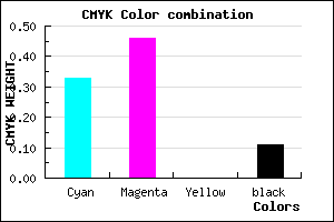 #987CE4 color CMYK mixer
