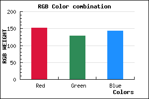 rgb background color #98808F mixer