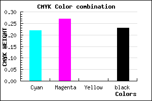 #9890C4 color CMYK mixer