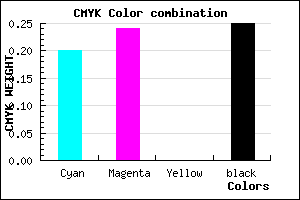 #9891BF color CMYK mixer