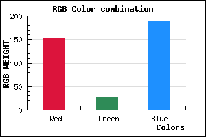 rgb background color #981ABC mixer