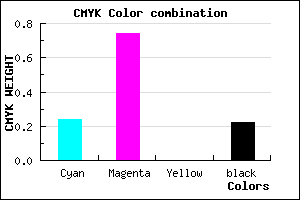 #9833C7 color CMYK mixer