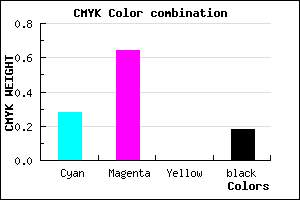 #984CD2 color CMYK mixer