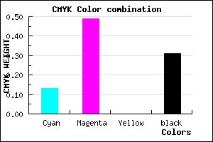 #985AAF color CMYK mixer
