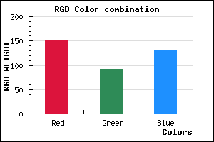 rgb background color #985C84 mixer