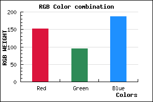 rgb background color #985FBB mixer