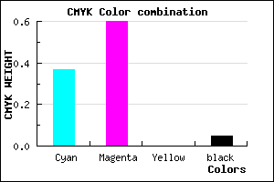 #9862F2 color CMYK mixer
