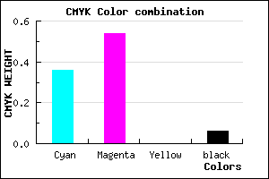#996FF0 color CMYK mixer