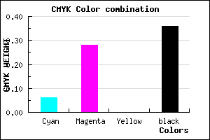 #9975A3 color CMYK mixer