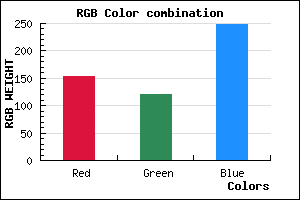 rgb background color #9979F9 mixer