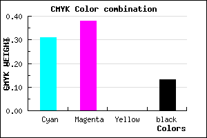 #9989DD color CMYK mixer
