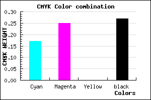 #998BB9 color CMYK mixer