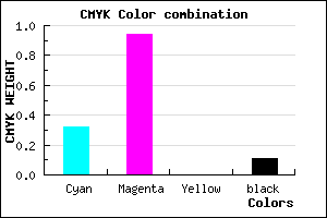 #990EE2 color CMYK mixer